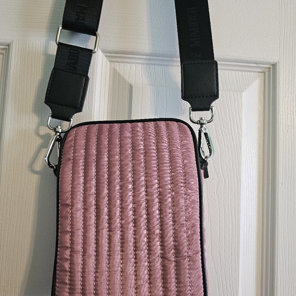 Steve Madden Mauve Quilted Crossbody Bag - Picture 4 of 5